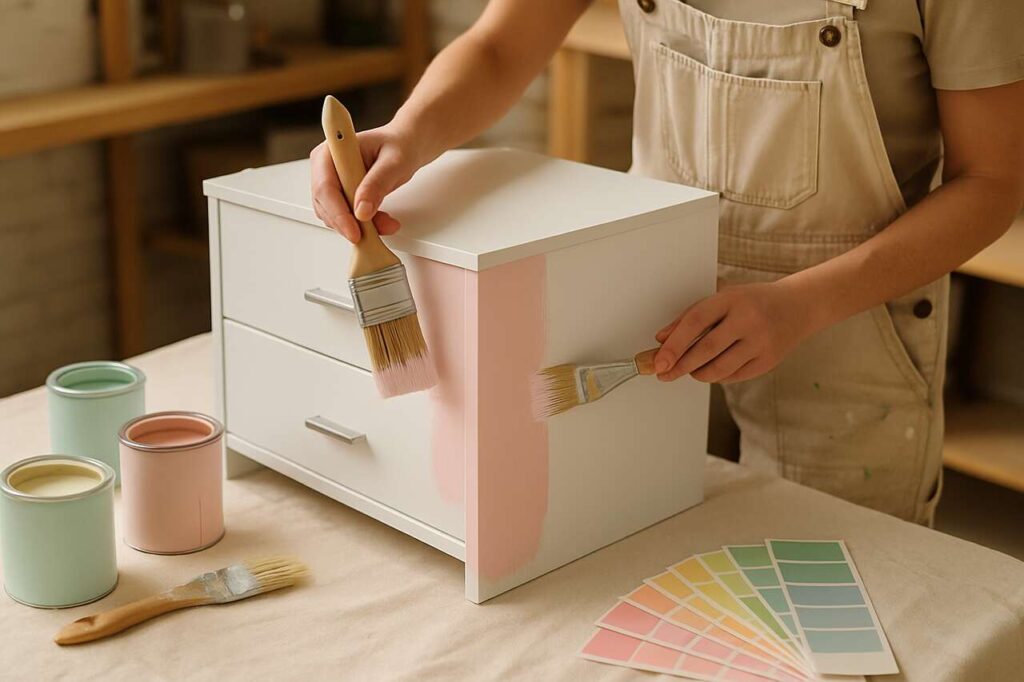 Repeindre un meuble en mélaminé : les étapes clés pour un résultat impeccable